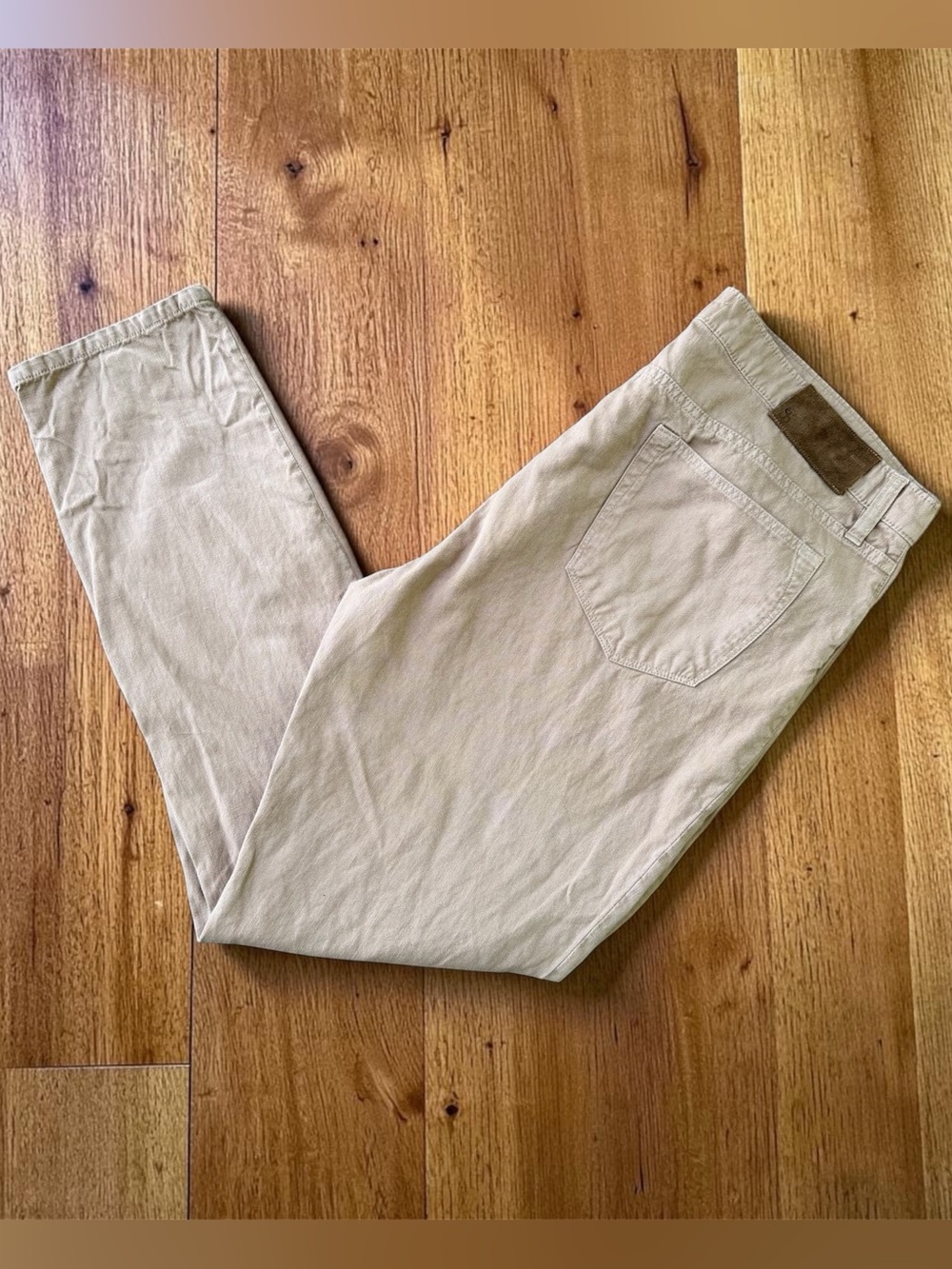 Todd Snyder Slim Fit 5 Pocket Cotton Linen Blend Pants Size 36x32 Baja Dunes